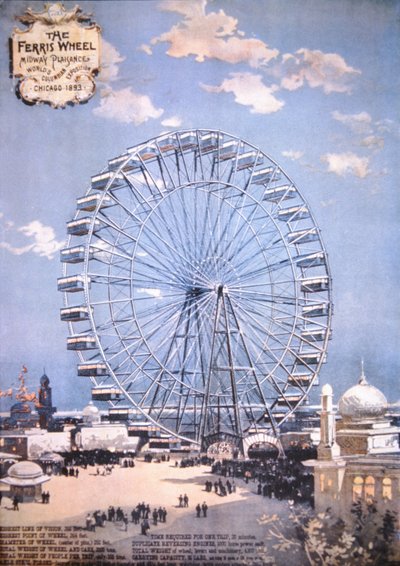Het reuzenrad, Midway Plaisance, World