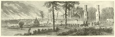 Het Veertiende en Twintigste Korps vertrekken uit Atlanta, november 1864 door American School