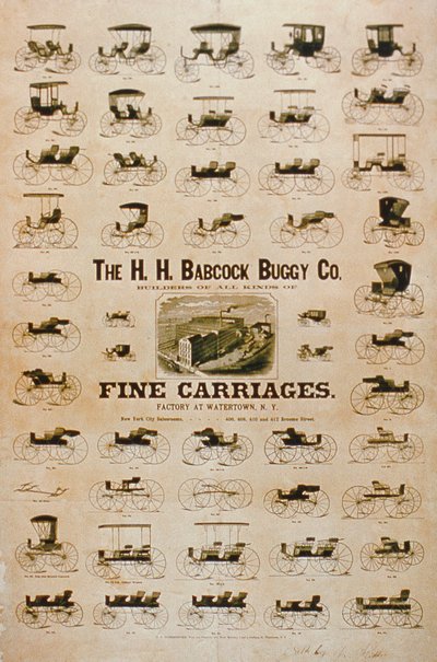 The H.H. Babcock Buggy Company, fijne rijtuigen door American School