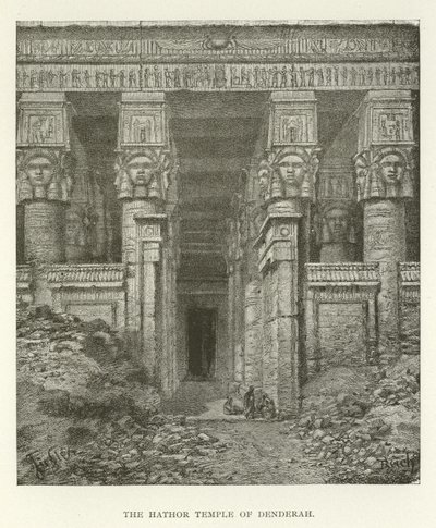 De Hathor-tempel van Dendera door American School