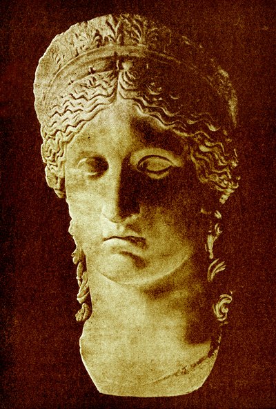 De Juno Ludovisi, illustratie uit History of Greece door Victor Duruy, gepubliceerd 1890 door American School
