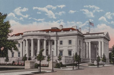 The Memorial Continental Hall, Washington DC (kleurenlitho) door American School