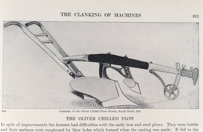 De Oliver Chilled Ploeg, uit Het Schouwspel van Amerika, Vol.3, door Ralph Henry Gabriel, 1926 door American School