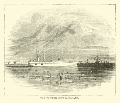 De poederboot Louisiana, december 1864 door American School
