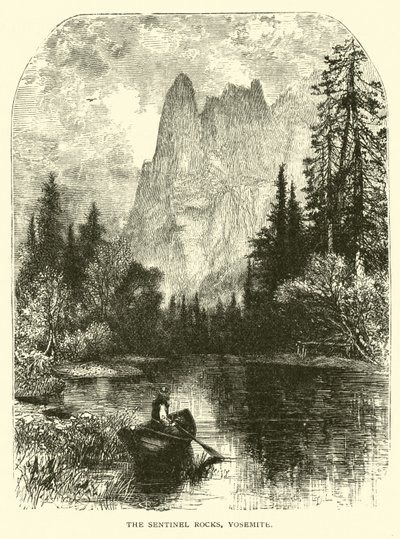 De Sentinel Rocks, Yosemite door American School