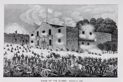 Het beleg van de Alamo, 6 maart 1836, uit 