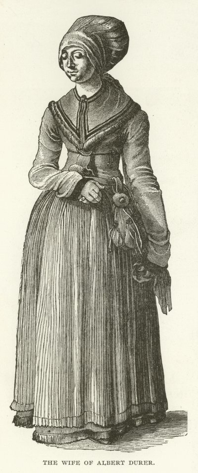 De vrouw van Albrecht Dürer door American School