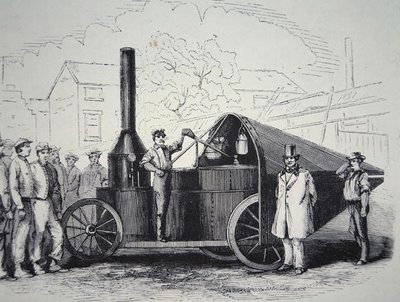 Het Winans stoomkanon, veroverd op de Confederatie tijdens de Amerikaanse Burgeroorlog, mei 1861 door American School
