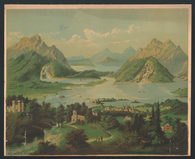 De meren van Killarney, ca. 1878 door American School