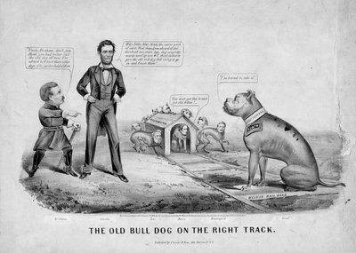 De oude bulldog op het juiste spoor door American School