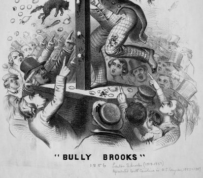 De juiste man op de juiste plaats Bully Brooks (detail) door American School