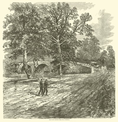 De stenen brug over de Antietam, september 1862 door American School