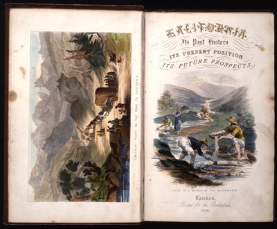 Titelpagina van California, its past history, its present position, its future prospects door G.A. Fleming, 1850 door American School