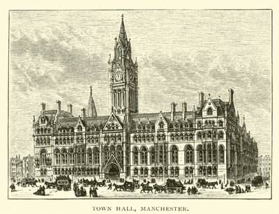 Stadhuis, Manchester door American School