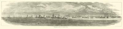 Transportvloot bij Federal Point, december 1864 door American School