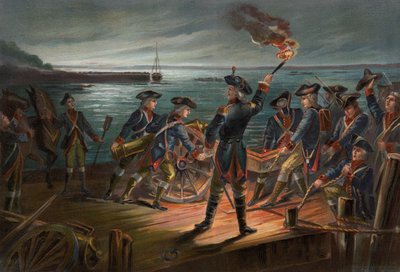US Army, artillerie terugtrekking van Long Island door American School