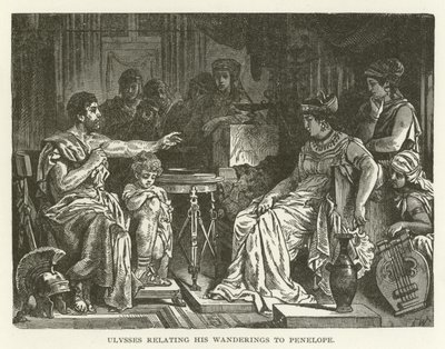 Odysseus vertelt zijn omzwervingen aan Penelope door American School