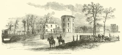 Arsenaal van de Verenigde Staten in Fayetteville, maart 1865 door American School