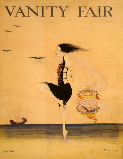 Vanity Fair omslag, juli 1916 door American School