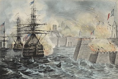 Overwinning bij het bombardement van Vera Cruz door American School
