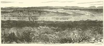 Uitzicht op Knoxville vanaf Keiths Hills, november 1863 door American School