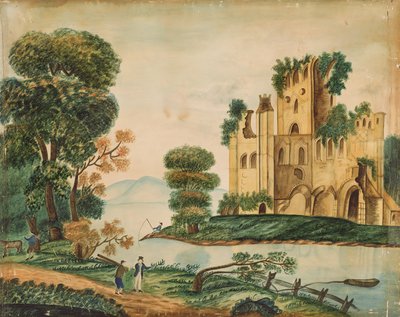 Uitzicht op een kasteel door American School
