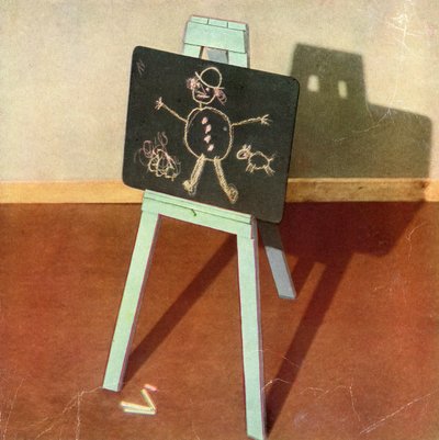 Vintage kinderstilleven - schoolbord door American School