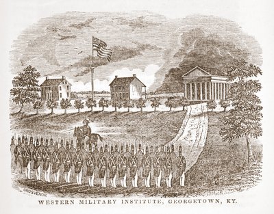 Western Military Institute, Georgetown, KY door American School