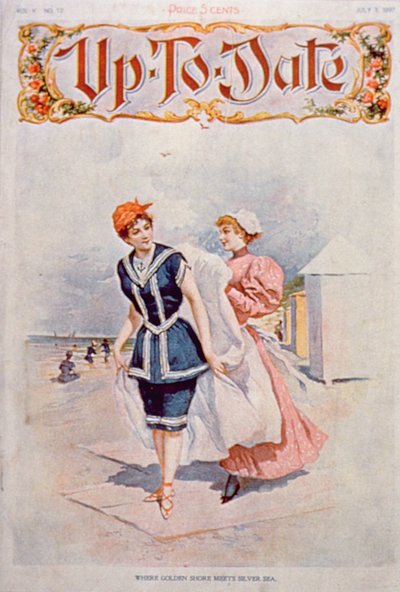 Waar Gouden Kust Zilveren Zee Ontmoet, Advertentie voor Up-to Date, Juli 1897 door American School