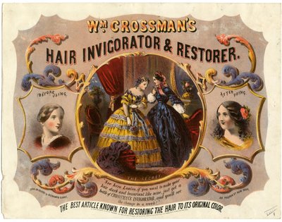 Wm. Crossmans Haarversterker en Hersteller, 1862 door American School