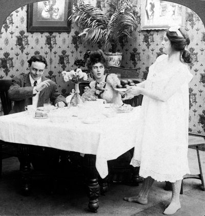 Hoe Biddy de tomaten ongedressed serveerde door American Stereoscopic Company