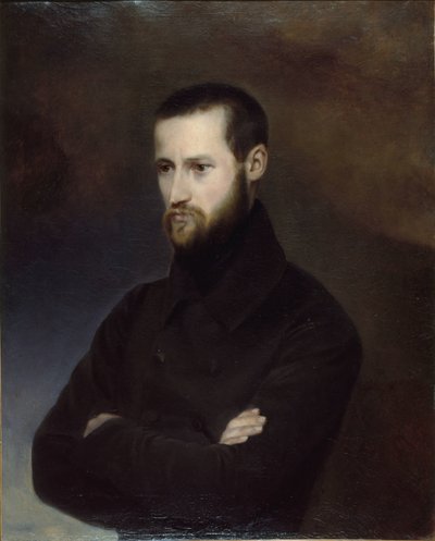 Portret van Louis-Auguste Blanqui door Amélie Suzanne Serre