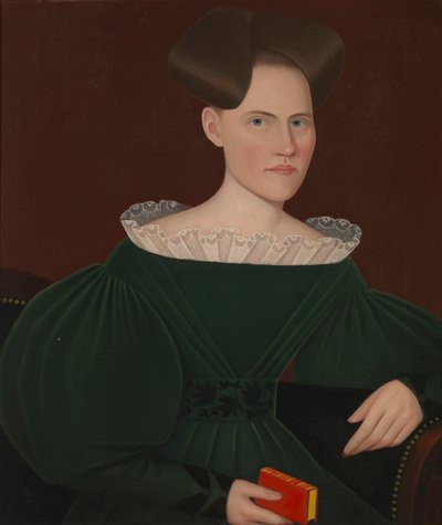 Portret van Helen Lena Ten Broeck, 1834 door Ammi Phillips