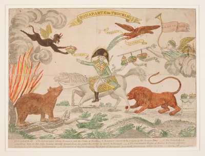 Bonaparte in de problemen door Amos Doolittle