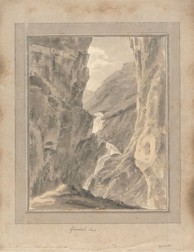 Gezicht in Engeland, Schotland en Wales: Gordale Scar door Amos Green