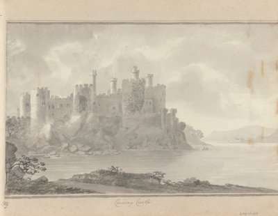Zichten in Engeland, Schotland en Wales: Conway Castle door Amos Green