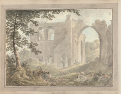Uitzichten in Engeland, Schotland en Wales: Furness Abbey door Amos Green