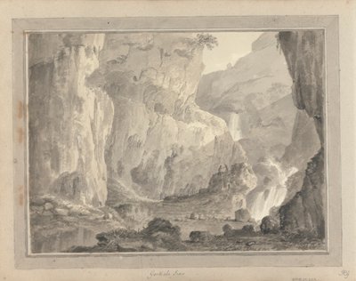 Uitzichten in Engeland, Schotland en Wales: Gordale Scar door Amos Green