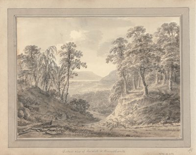 Uitzichten in Engeland, Schotland en Wales; Tour in Schotland: Veraf Uitzicht op Keswick en Basenth Waite door Amos Green