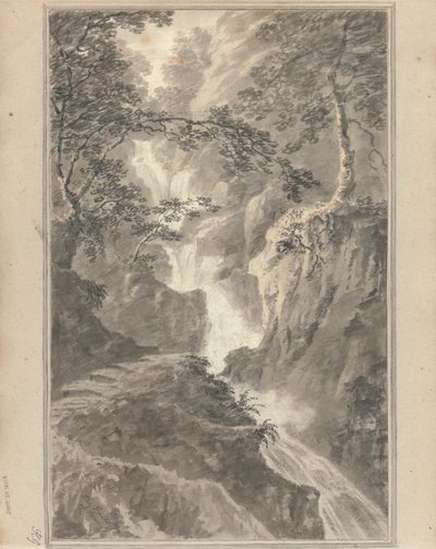 Uitzichten in Engeland, Schotland en Wales: Tour in Schotland; De waterval van Moness door Amos Green