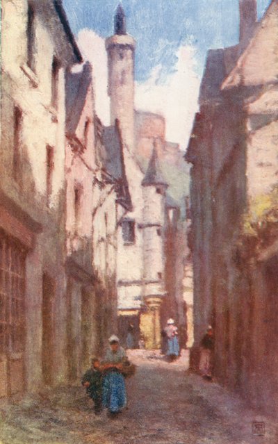 Rue du Grand Carroi, Chinon door Amy B. Atkinson