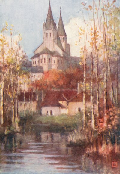 Saint Ours, Loches door Amy B. Atkinson