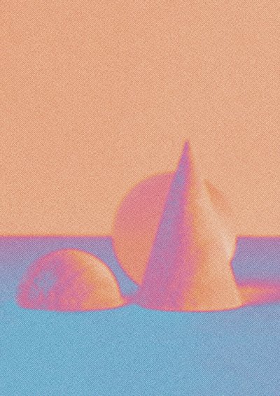 Dromerige geometrische vormen door Amy Louise Baker