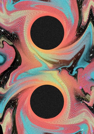 Levendige wervelende draaikolk door Amy Louise Baker