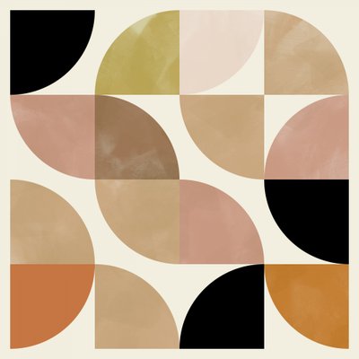 Circles 19 nov  Beige kwart Circles door Ana Rut Bre