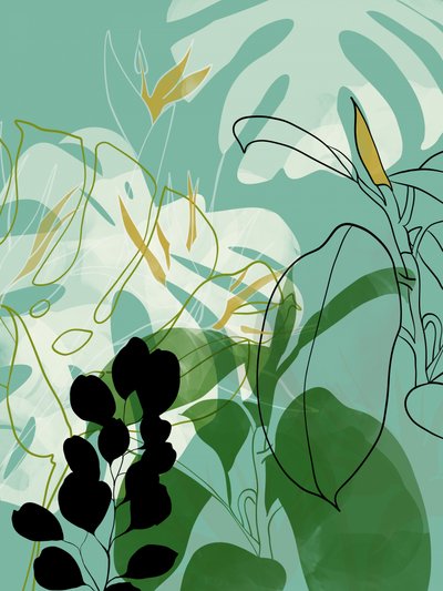 Bladerenlijn Boho2 door Ana Rut Bre