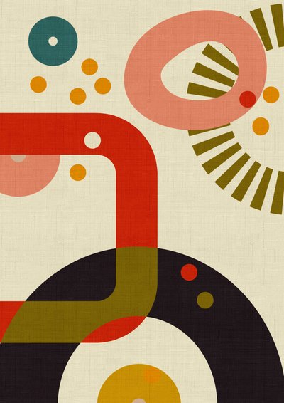 Mid Century Cirque 3 door Ana Rut Bre