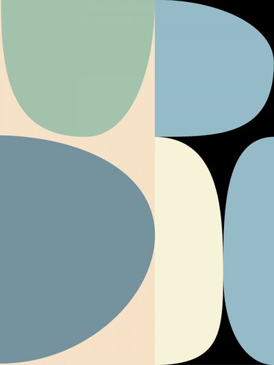 Mid Century Pastel 17 door Ana Rut Bre