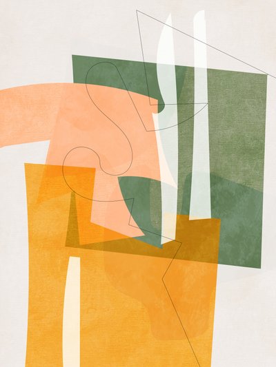 Nature Friendly Terracotta 8 Aquarell Kopie door Ana Rut Bre