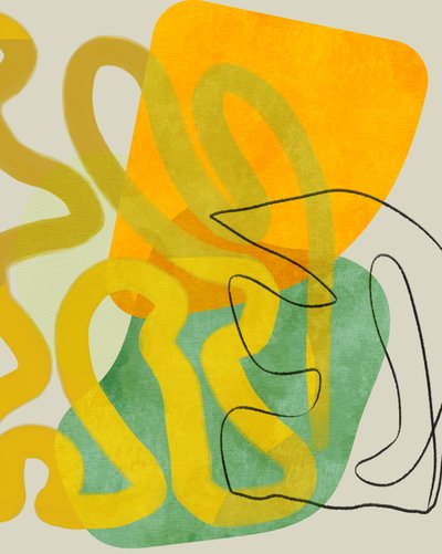 Painted Lines 8 Kopie door Ana Rut Bre